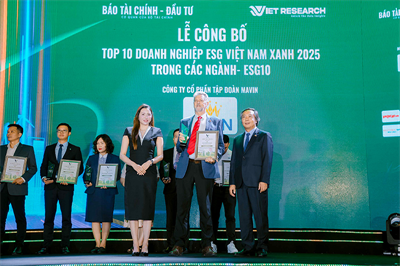 Mavin được vinh danh trong Top 100 doanh nghiệp phát triển bền vững